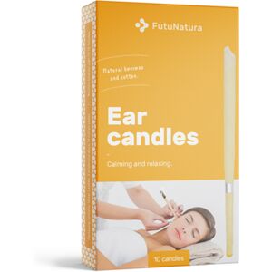 FutuNatura Candele per Orecchie - 10 Candele FutuNatura Candele per Orecchie - 10 Candele