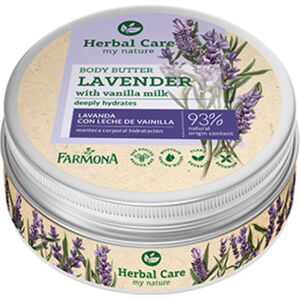 Herbal Care Burro per il corpo – lavanda & latte alla vaniglia, 200 ml