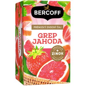 Bercoff Klember Tè alla frutta – pompelmo, fragola e zinco, 16 x 2 g