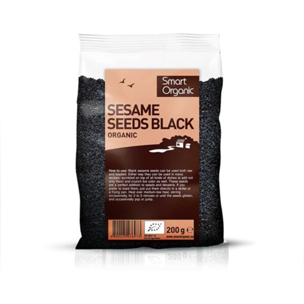 smart organic semi di sesamo, neri - bio, 200 g