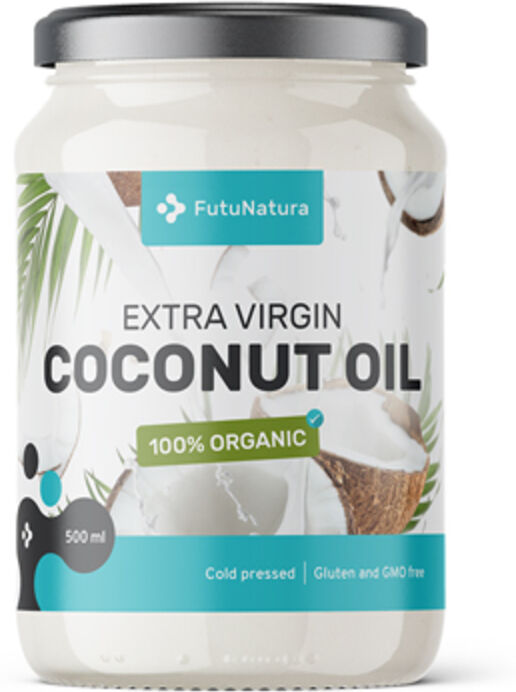 futunatura olio di cocco bio, extra vergine, 500 ml