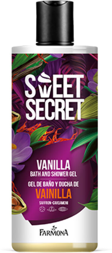 sweet secret bagnoschiuma e gel doccia – vaniglia, 500 ml