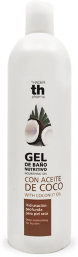 th pharma gel doccia all'olio di cocco, 750 ml