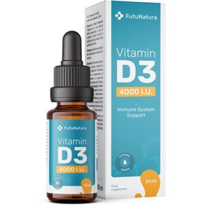 FutuNatura Vitamina D3 4000 IU (gocce) - immunità, 30 ml