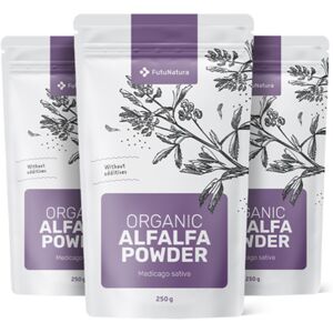 FutuNatura 3x BIO Alfa alfa in polvere, totale 750 g