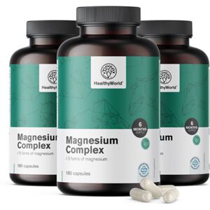 HealthyWorld® 3x Complesso di magnesio, totale 540 capsule