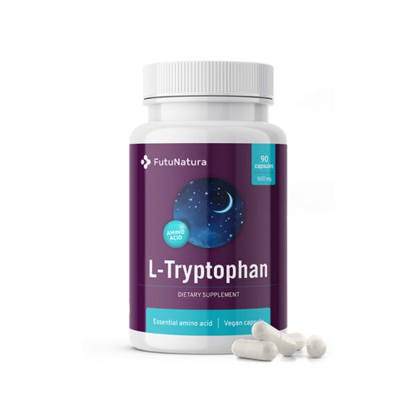 futunatura l-triptofano 500 mg - benessere mentale e sonno, 90 capsule