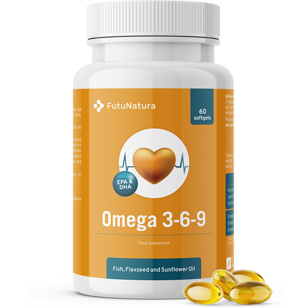 futunatura omega 3 6 9 - cuore e colesterolo, 60 capsule molli