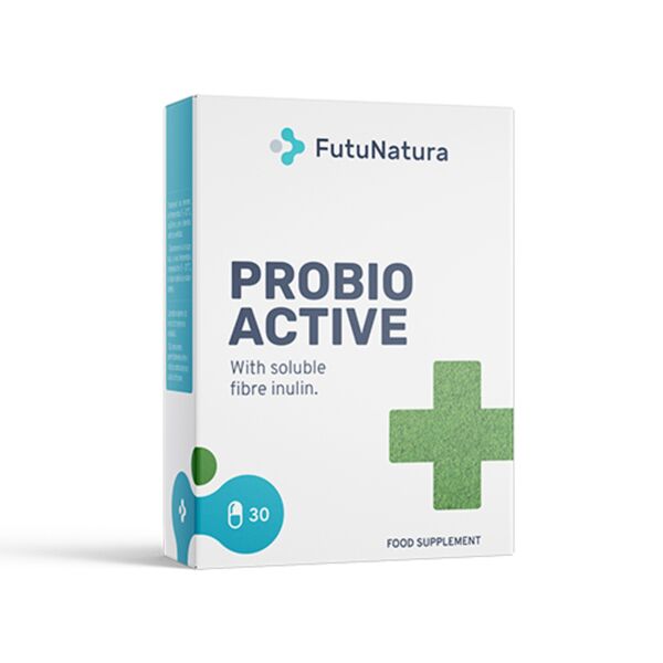 futunatura probio active (probiotico), intestino e gonfiore addominale, 30 capsule