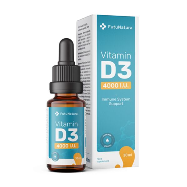 futunatura vitamina d3 4000 iu (gocce) - immunità, 30 ml