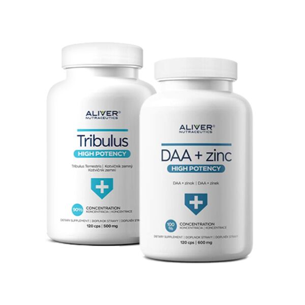 aliver nutraceutics fertilità: daa + tribulus terrestris, kit