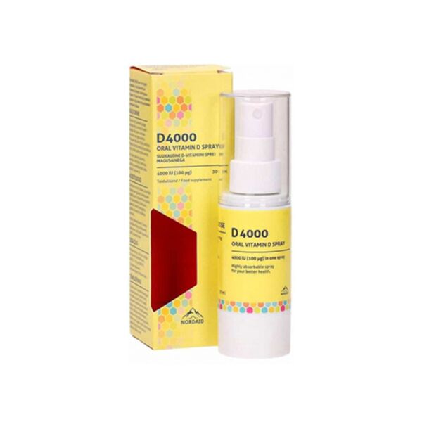 nordaid vitamina d3, 4000 u.i. - spray, 30 ml