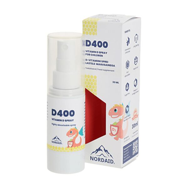 nordaid vitamina d3 per bambini, 400 u.i. - spray, 30 ml