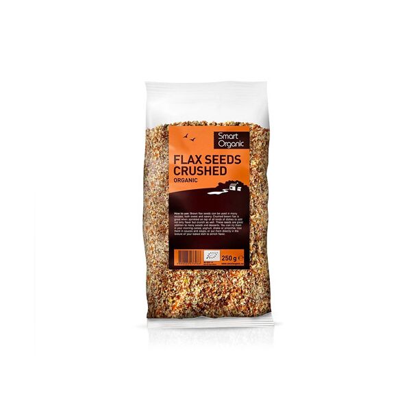 smart organic semi di lino, marroni, sminuzzati - bio, 250 g