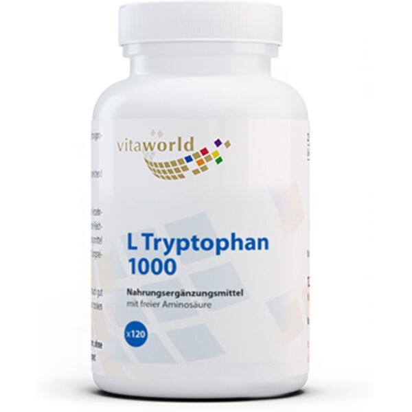 vita world l-triptofano 1000 mg, 120 compresse