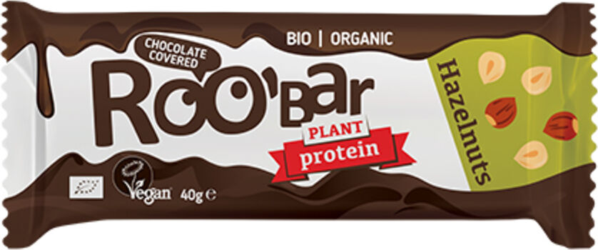 smart organic bio roobar barretta proteica – nocciole & cioccolato, 40 g