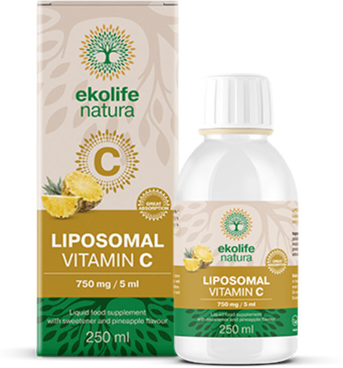 ekolife natura vitamina c liposomiale strong, 250 ml