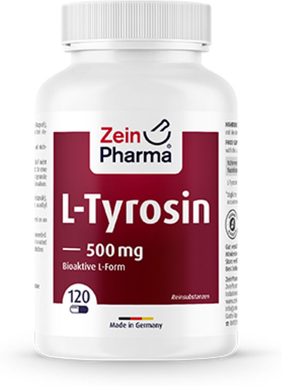 zein pharma l-tirosina 500 mg, 120 capsule