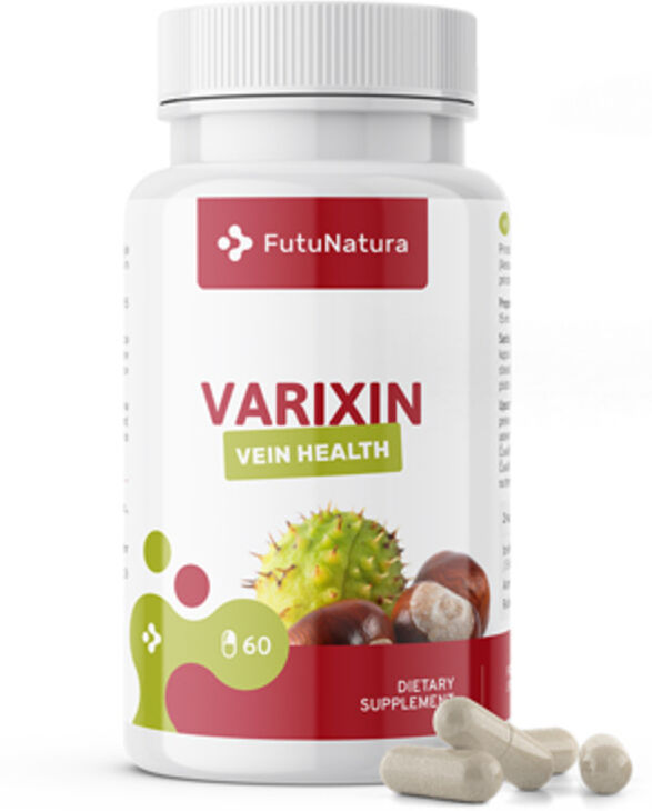 FutuNatura Varixin con ippocastano - vene varicose, 60 capsule