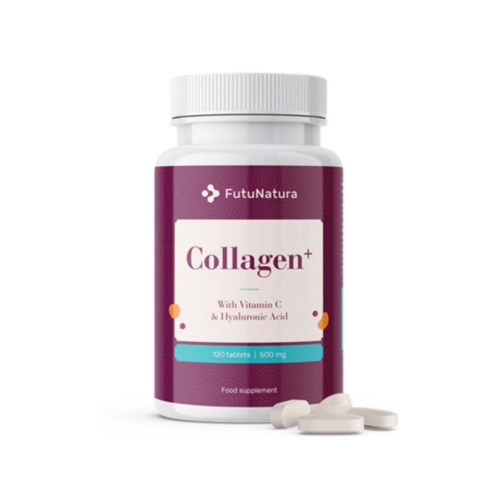FutuNatura Collagene + vitamina C + acido ialuronico, 120 compresse