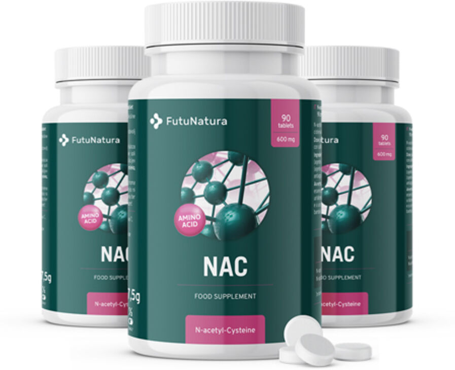 FutuNatura 3x NAC 600 mg, totale 270 compresse