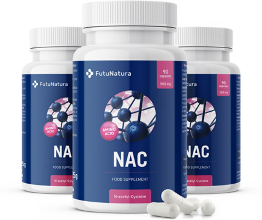 FutuNatura 3x NAC 500 mg, totale 270 capsule