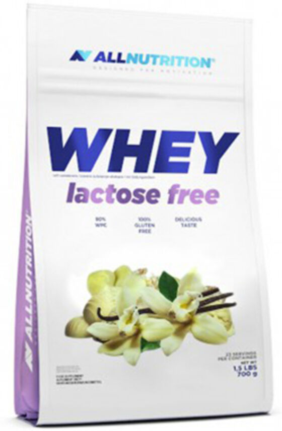 AllNutrition WHEY Lactose Free, proteine del siero di latte senza lattosio - vaniglia, 700 g