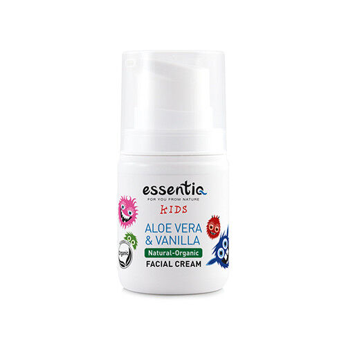Essentiq Crema viso naturale per bambini – aloe vera & vaniglia, 50 ml