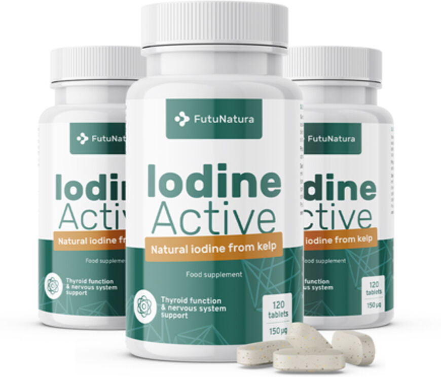 FutuNatura 3x Iodio Active, totale 360 compresse