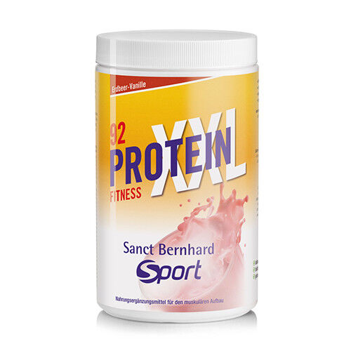 Sanct Bernhard Proteine in polvere XXL, fragola-vaniglia, 450 g