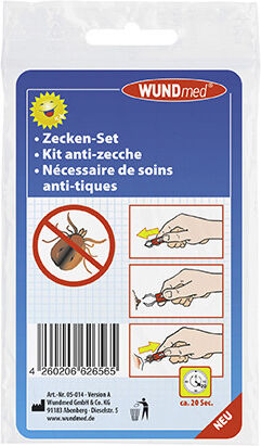 WUNDmed Pinza per rimozione zecche con lente di ingrandimento, 1 pezzo WUNDmed Pinza per rimozione zecche con lente di ingrandimento, 1 pezzo