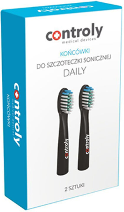 hydrex diagnostics testine di ricambio per lo spazzolino da denti elettrico supersonic - nero, 2 pezzi