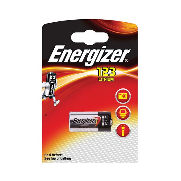 1 batteria 123 energizer 3v