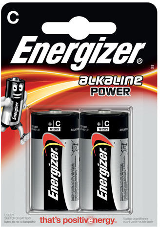 2 batterie c energizer 1.5v