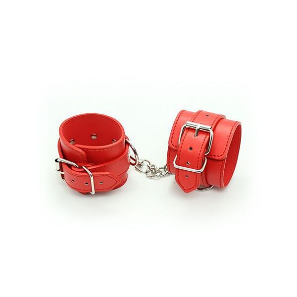 toyz4lovers polsiere cuffs belt red