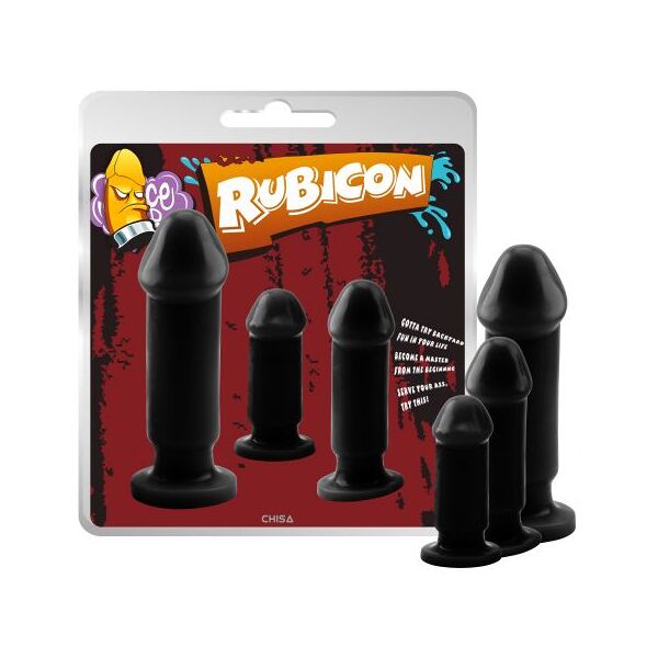 chisa novelties set 3 plug evil dark