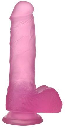 LOVETOY Dildo Jelly Crystal Pink