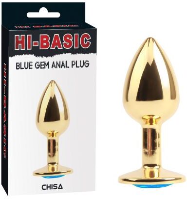 CHISA NOVELTIES PLUG ANALE BLUE GEM