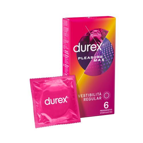Durex Profilattici pleasure max 6 pz