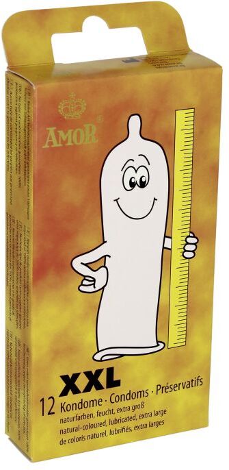 AMOR CONDOMS Profilattici amor XXL 12 pz