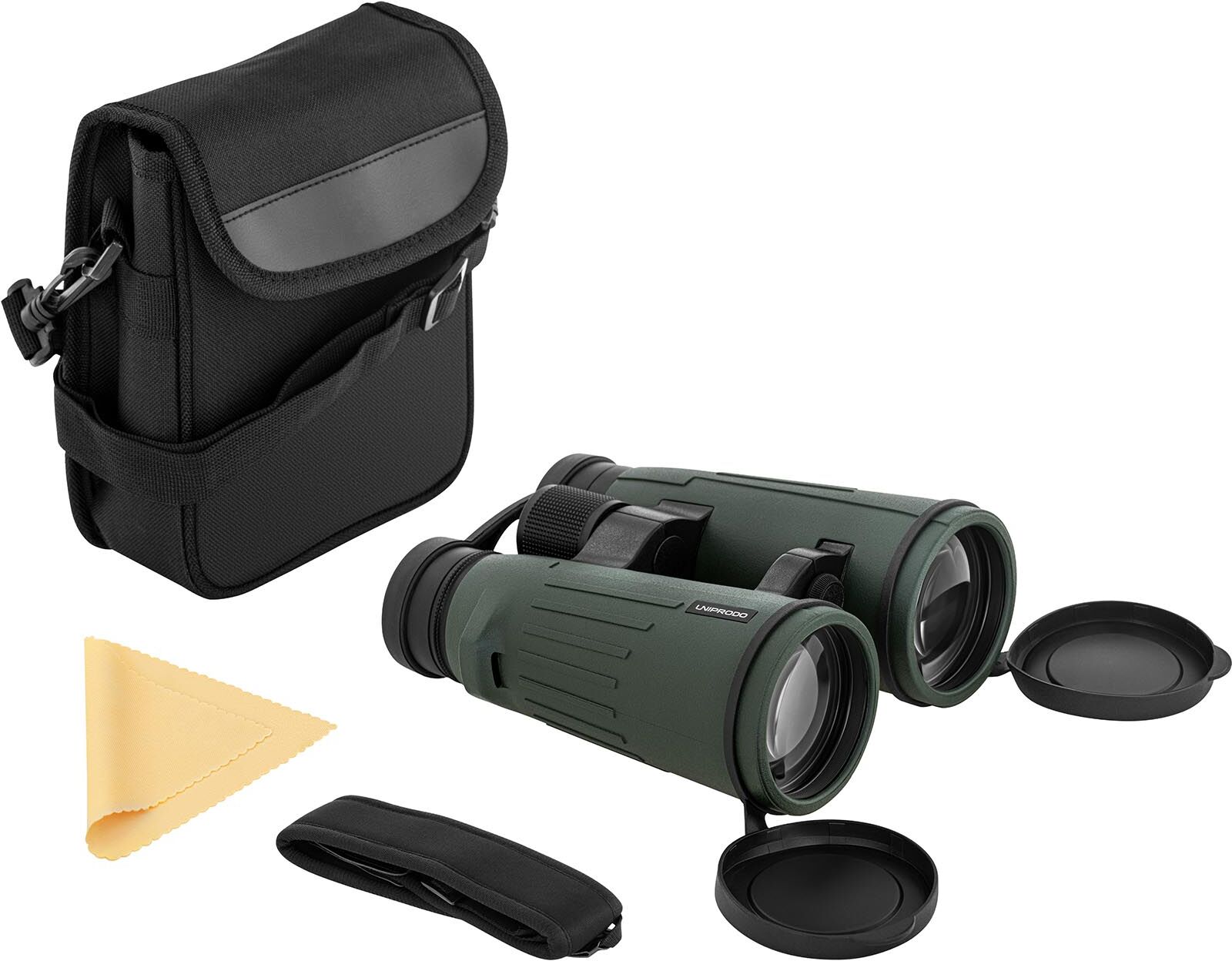 Uniprodo Binocolo professionale - 8x56 - 6,4° - 112 m/1.000 m - BAK-4 - rivestimento dielettrico - Vetro ED UNI_BINOCULAR_09