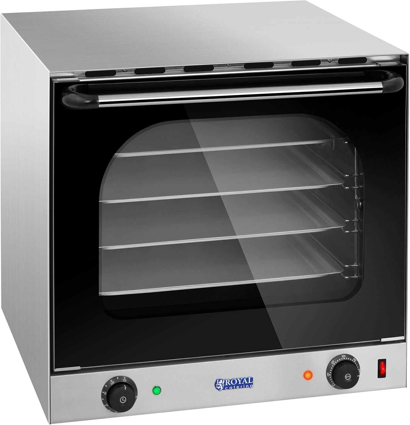 Royal Catering Forno a convezione professionale - timer - 4 teglie incluse RCCO-2.0 Royal Catering Forno a convezione professionale - timer - 4 teglie incluse RCCO-2.0