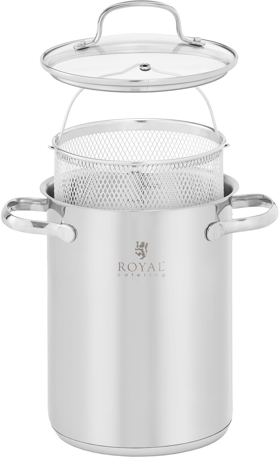 Royal Catering Pentola per asparagi - 4 L - - 215 mm RCSSP_01