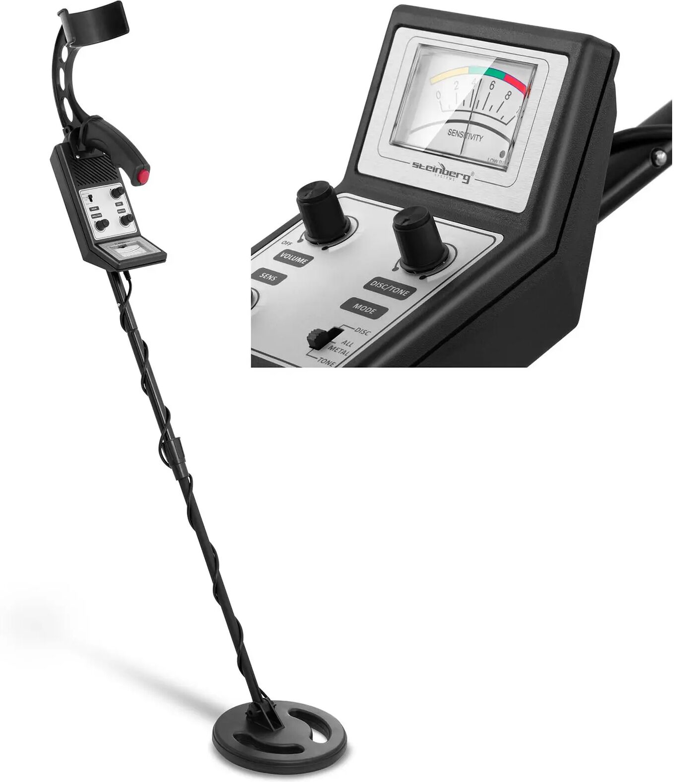 steinberg metal detector - 200 cm / 25 cm - Ø 20,5 sbs-md-2