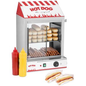 Royal Catering Macchina per hot dog a vapore - 2.000 W RCHW 2000