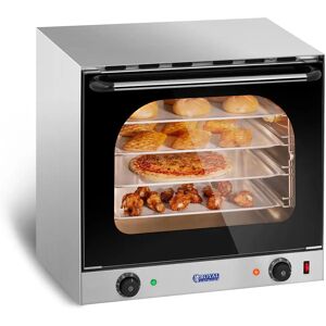 Royal Catering Forno a convezione professionale - timer - 4 teglie incluse RCCO-2.0