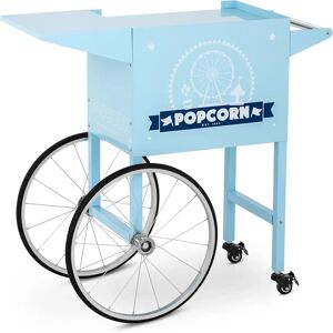 Royal Catering Carretto per macchina pop corn - blu RCPT-BBWS-1