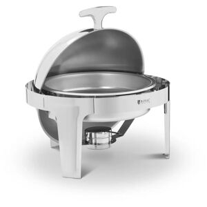 Royal Catering Chafing dish - forma sferica - 6 L - 1 contenitore per combustibile RCDB-6R