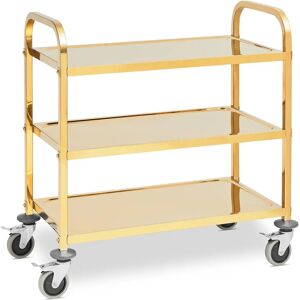 Royal Catering Carrello di servizio - 3 ripiani -  - fino a 240 kg - ripiani: 79,5 x 44,5 cm RCSW 2.2G