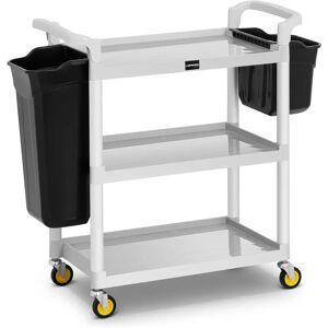 Uniprodo Carrello di servizio - 150 kg - 2 contenitori UNICLEAN 150